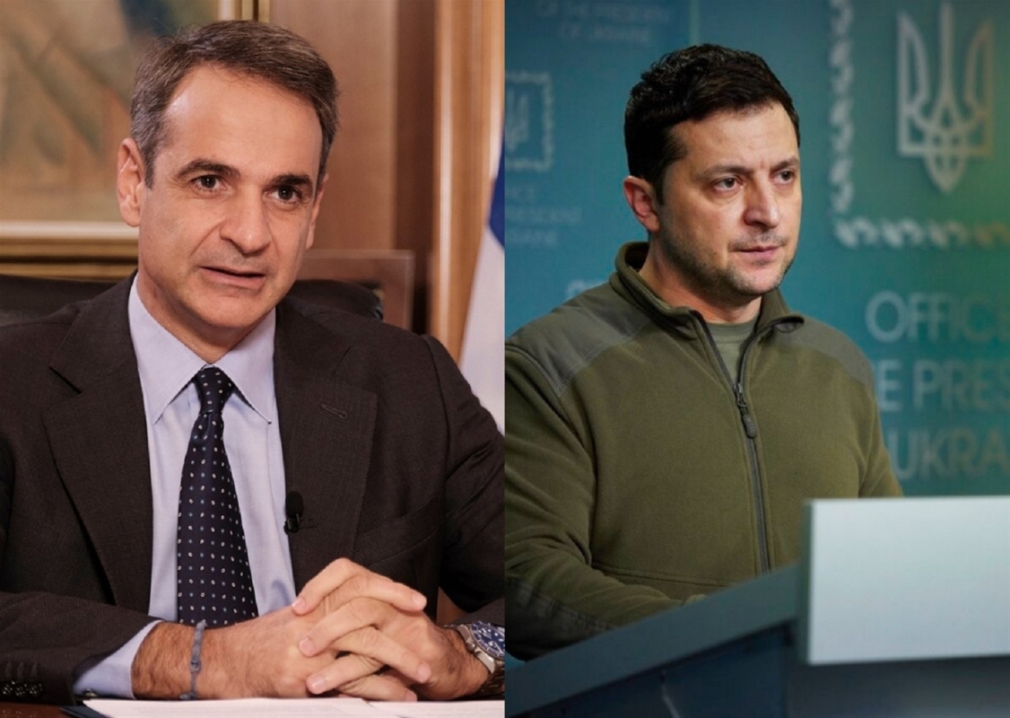 Ουκρανία: Τηλεφωνική επικοινωνία Μητσοτάκη Ζελένσκι – Το μήνυμα που έστειλε