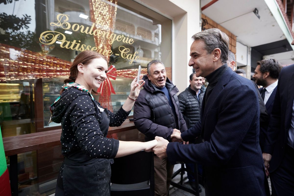 Μητσοτάκης από Ημαθία: Αυτοδύναμη ΝΔ για αυτοδύναμη Ελλάδα