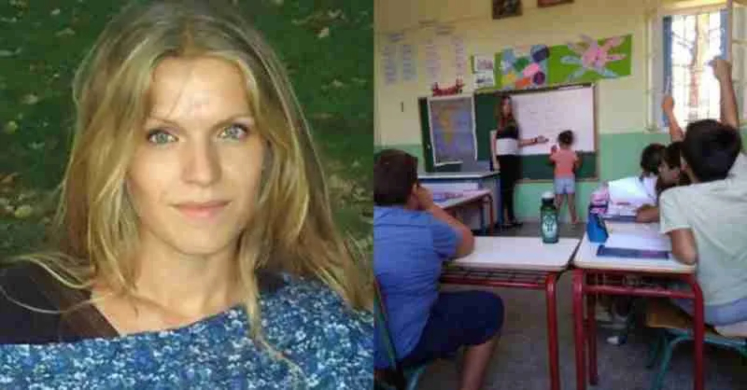 Ελληνίδα δασκάλα πηγαίνει στην Τέλενδο με βαρκούλα από την Κάλυμνο για να κάνει μάθημα στα παιδάκια