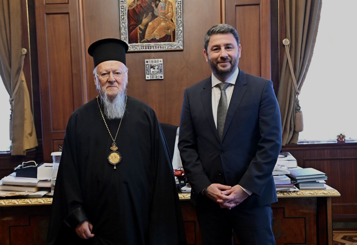 Συνάντηση Ανδρουλάκη-Βαρθολομαίου στο Φανάρι
