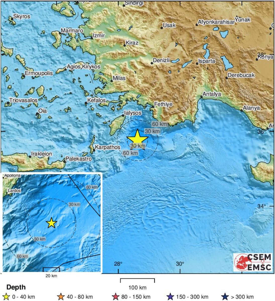 Ρόδος: Ισχυρός σεισμός 5,9 Ρίχτερ – Παπαδόπουλος: Μακριά από κατοικημενες περιοχές το επίκεντρο [vid]