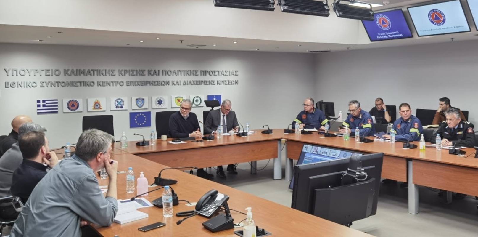 Νέα σύσκεψη στην Πολιτική Προστασία για την κακοκαιρία: Ενδέχεται να σταλούν νέα μηνύματα από το 112