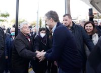 Μητσοτάκης από Κορυδαλλό: Στόχος της δεύτερης τετραετίας καλύτεροι μισθοί