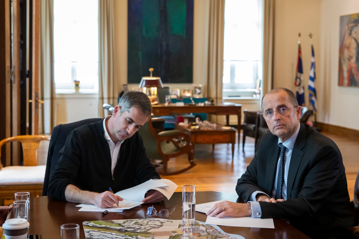 Συμφωνία για το δίκτυο αγωγών αποχέτευσης και τις συνδέσεις των ακινήτων υπέγραψε ο Δήμος Αθηναίων