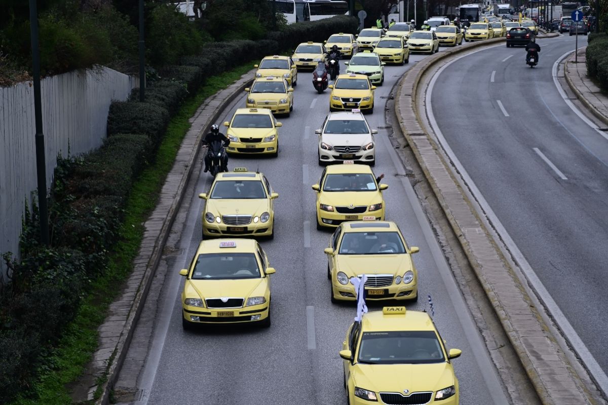 Χωρίς ταξί τη Δευτέρα 13/2 η Αττική μεταξύ 14:00-20:00