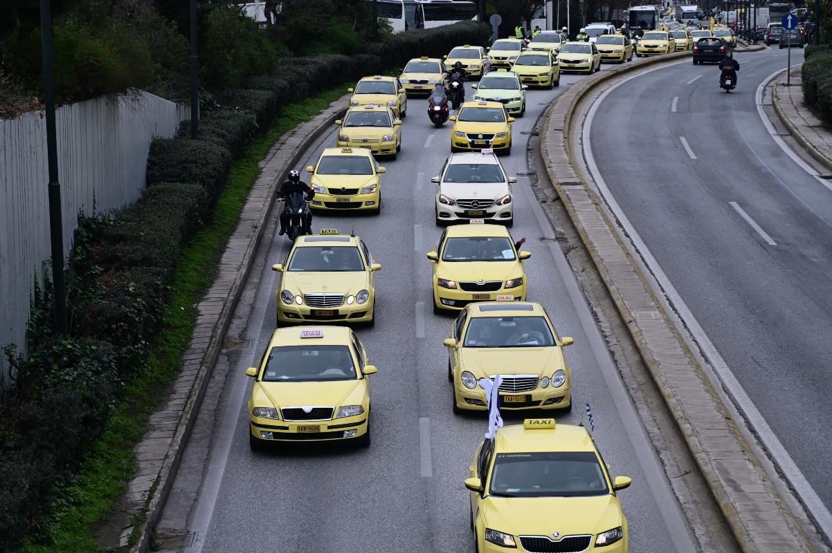 Χωρίς ταξί τη Δευτέρα 13/2 η Αττική μεταξύ 14:00-20:00