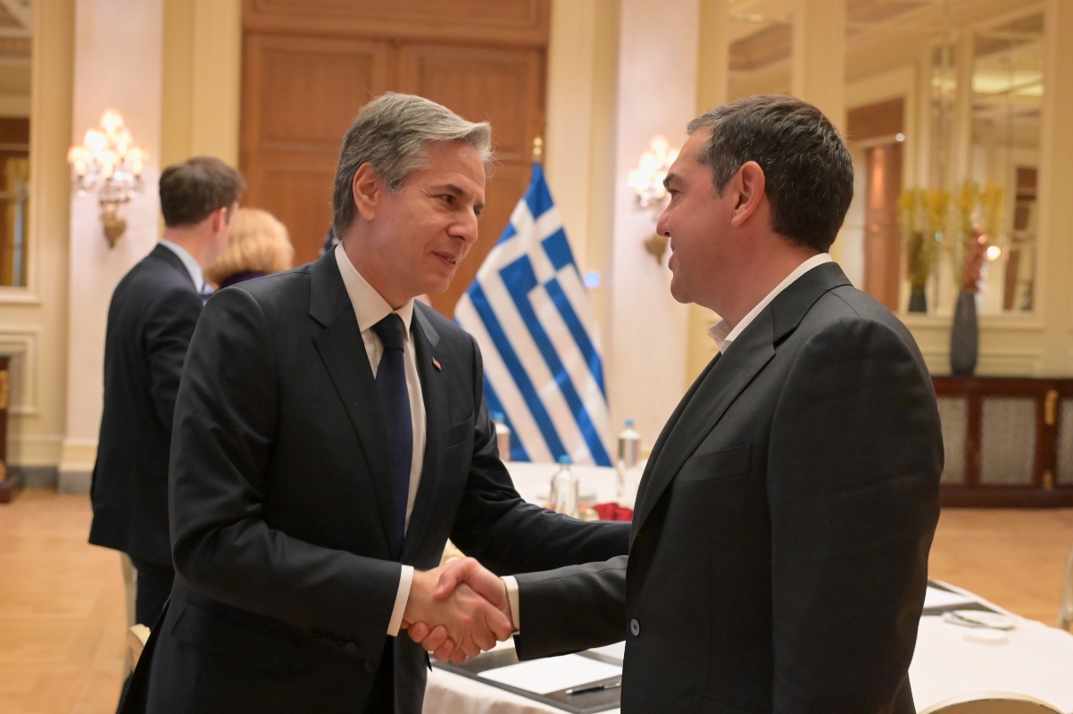 Στο επίκεντρο της συνάντησης Τσίπρα – Μπλίνκεν,ελληνοαμερικανικές σχέσεις, ελληνοτουρκικά και Ουκρανία