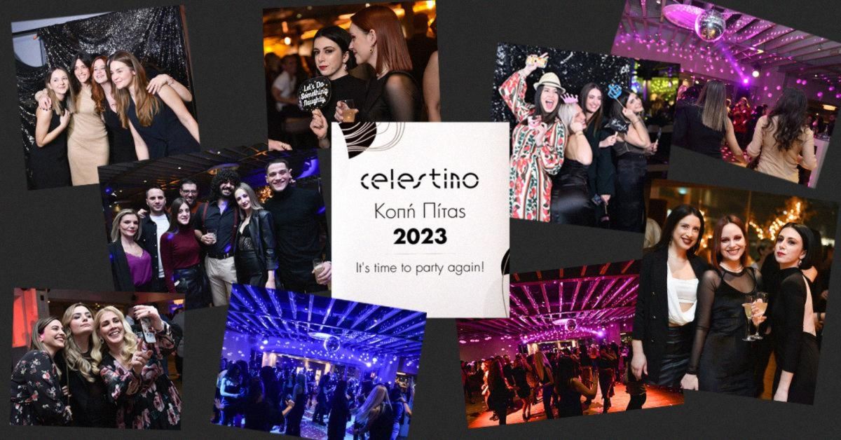 Κοπή πρωτοχρονιάτικης πίτας Celestino 2023