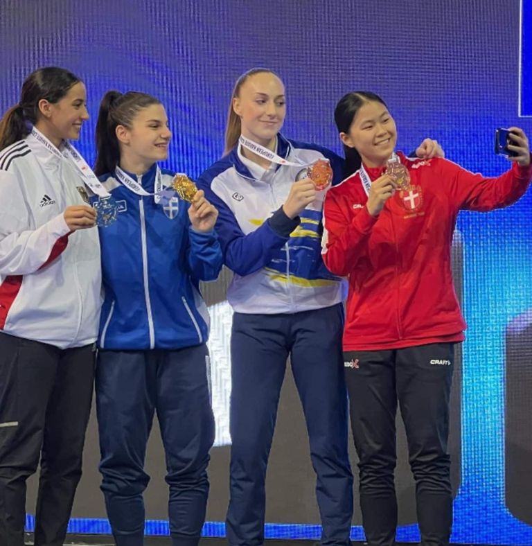 Greek Athlete Konstantina Chrysopoulou Wins Gold at European Karate Championship