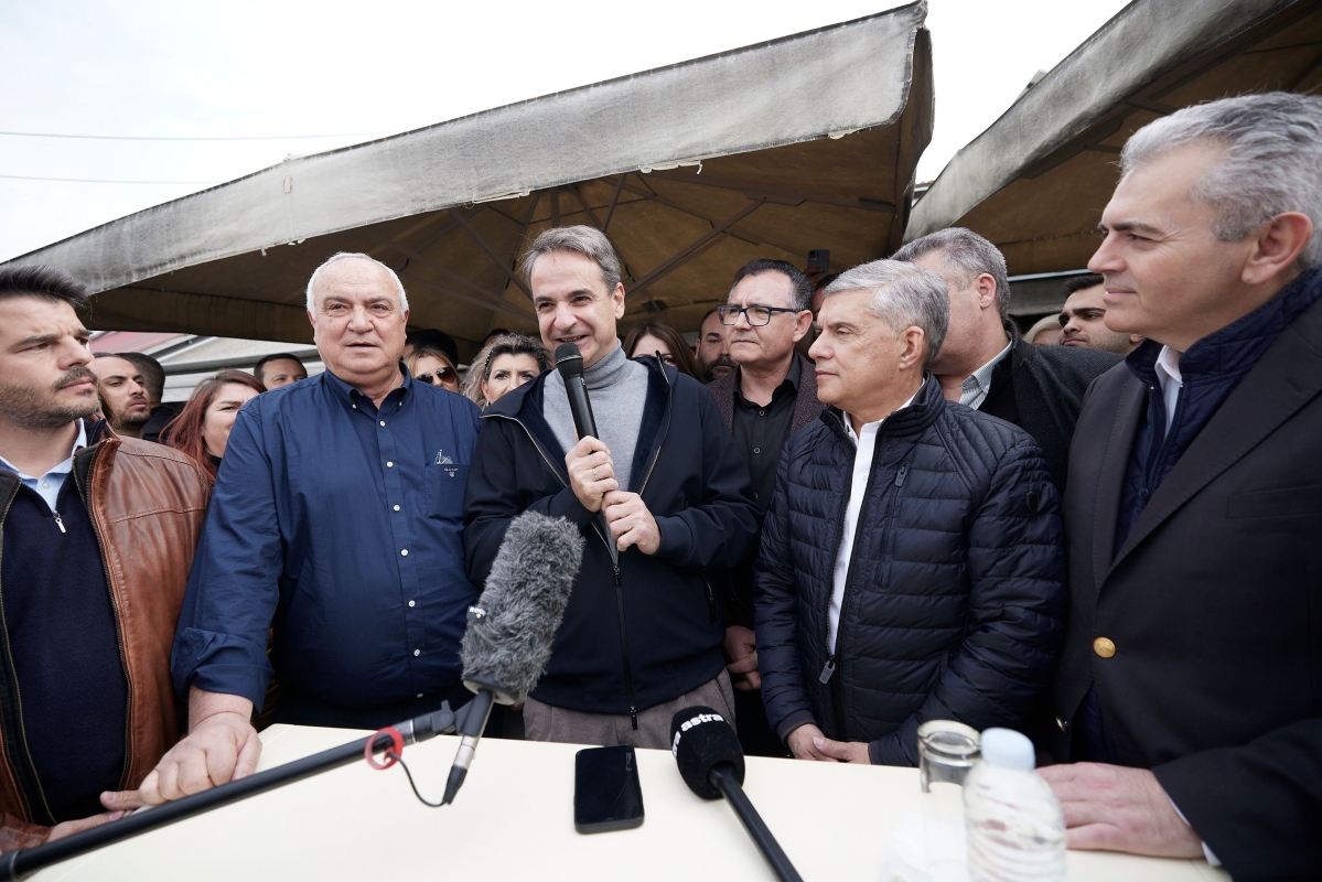 Μητσοτάκης από Λάρισα: Έχουμε μπει στην τελική ευθεία για τις εκλογές
