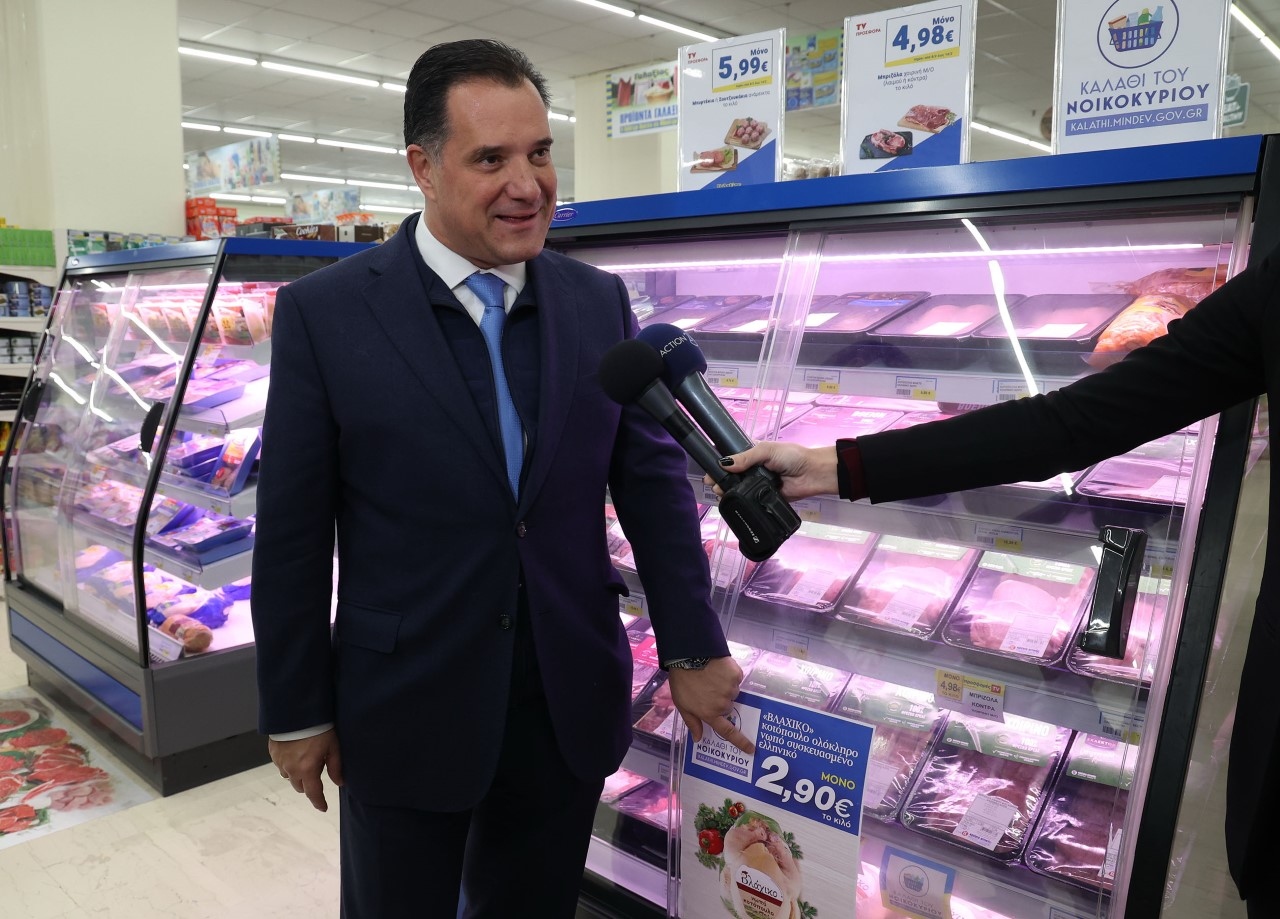 Γεωργιάδης για «καλάθι»: Το 92% των προϊόντων έχει ίδια ή χαμηλότερη τιμή σε σχέση με τον Νοέμβριο