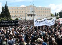 Protest over rail disaster turns violent in central Athens Protest over rail disaster turns violent in central Athens