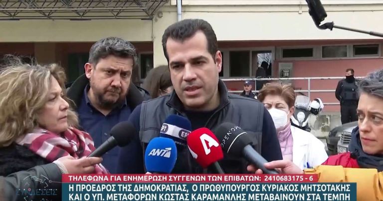Τέμπη – Πλεύρης: Σε εξέλιξη η διαδικασία αναγνώρισης των σορών [vid]