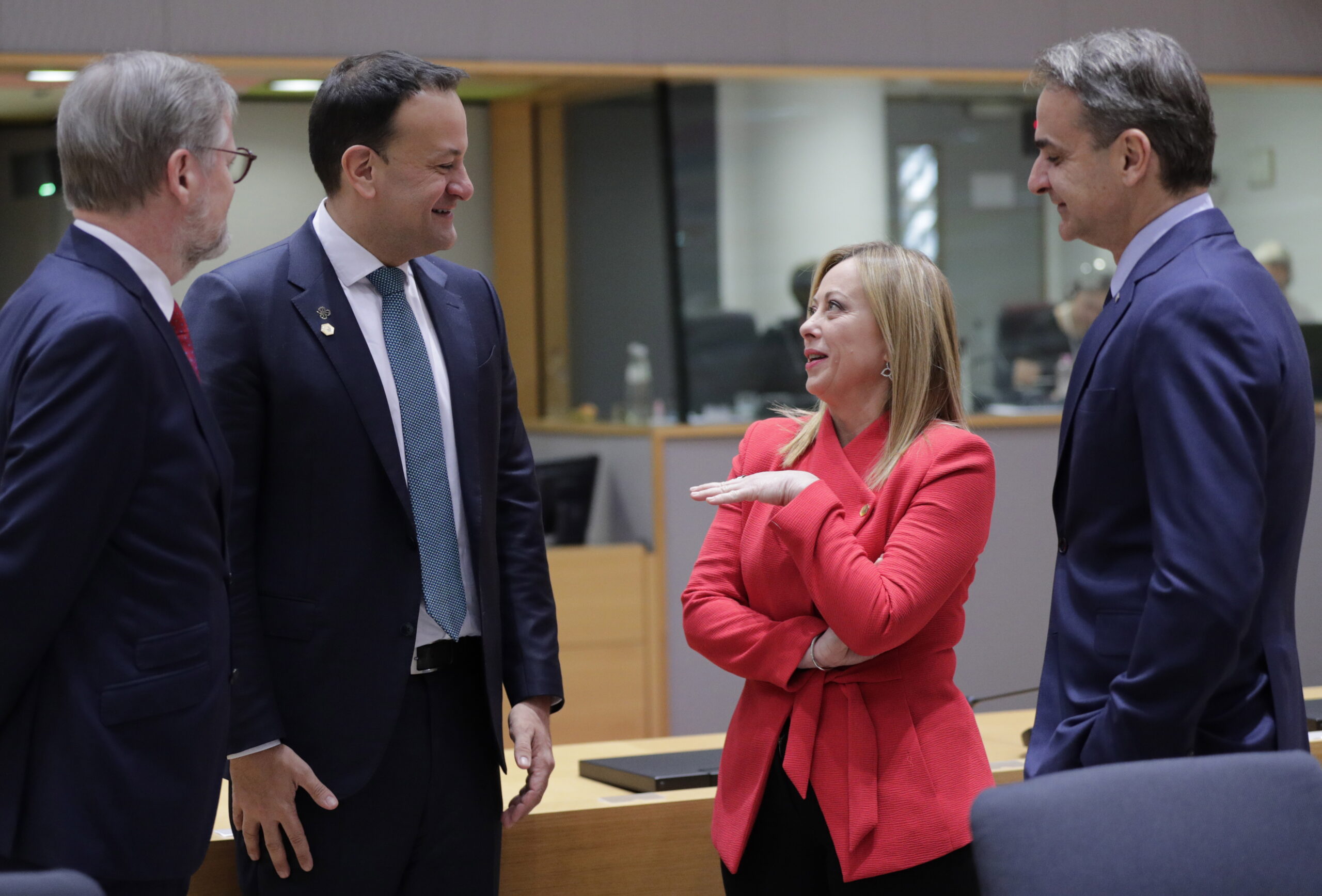 Κοινή συνάντηση Μητσοτάκη – Μελόνι και Αντόνιο Κόστα