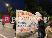 Συγκέντρωση από σωματεία που εκφράζουν την αλληλεγγύη τους στους Γάλλους εργαζόμενους [pics]