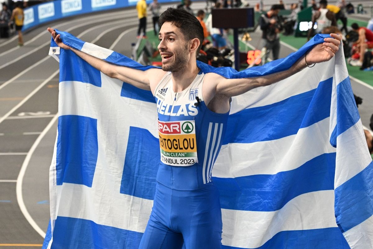 Miltos Tentoglou wins European indoor long jump gold with 8.30m