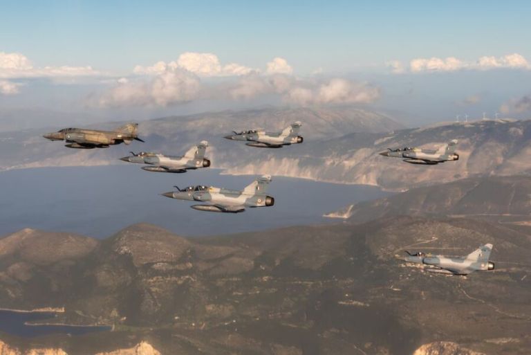 Greek and Indian Air Forces conduct joint training exercises over the Mediterranean ahead of Iniochos 2023