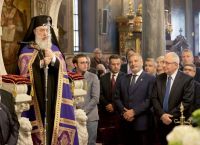 Στην ακολουθία των Μεγάλων Ωρών και του Εσπερινού στο Μαρούσι, ο Γ. Πατούλης