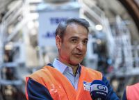 Στο εργοτάξιο του μετρό στην Κατεχάκη ο Κυριάκος Μητσοτάκης