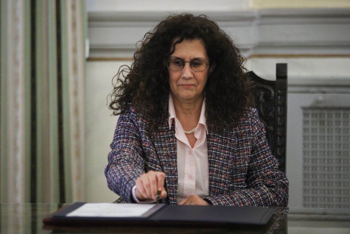 Εκλογές 2023: Ορκίστηκε υπηρεσιακή υπουργός Εσωτερικών η Καλλιόπη Σπανού