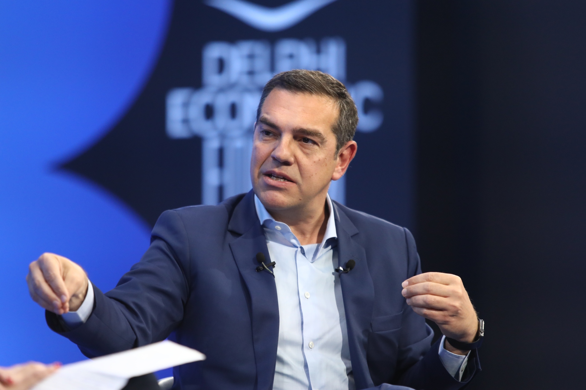 Τσίπρας στους Δελφούς: Αν μας λείπουν 5- 10 βουλευτές, ΚΚΕ και ΜέΡα25 να αναλάβουν τις ευθύνες τους