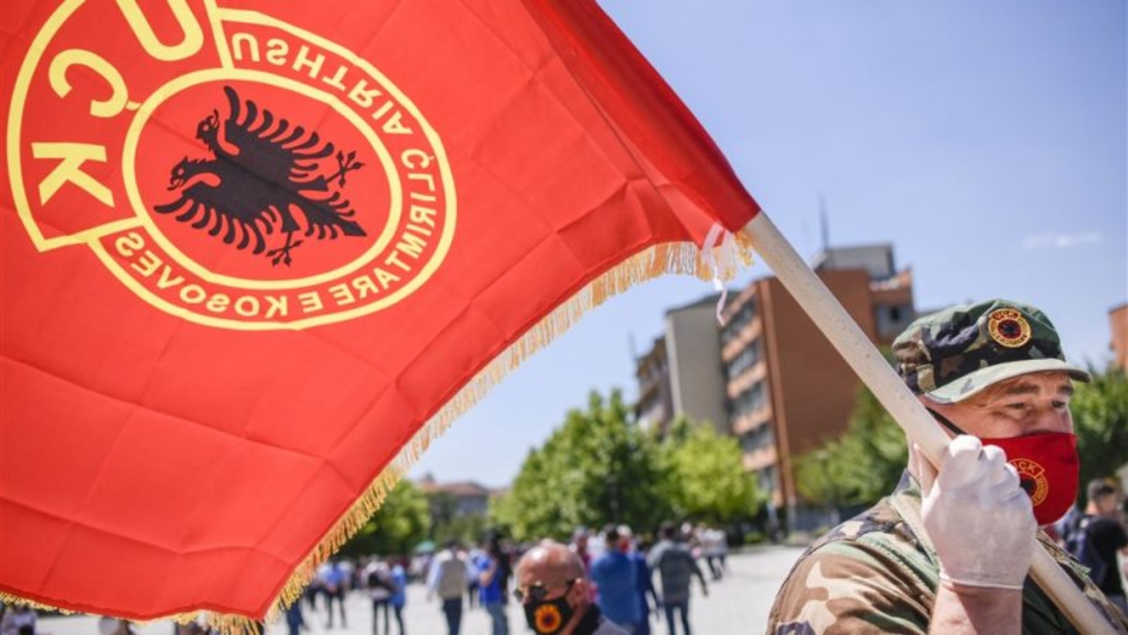 Διαμαρτυρίες Κοσοβάρων για τη δίκη για εγκλήματα πολέμου στη Χάγη