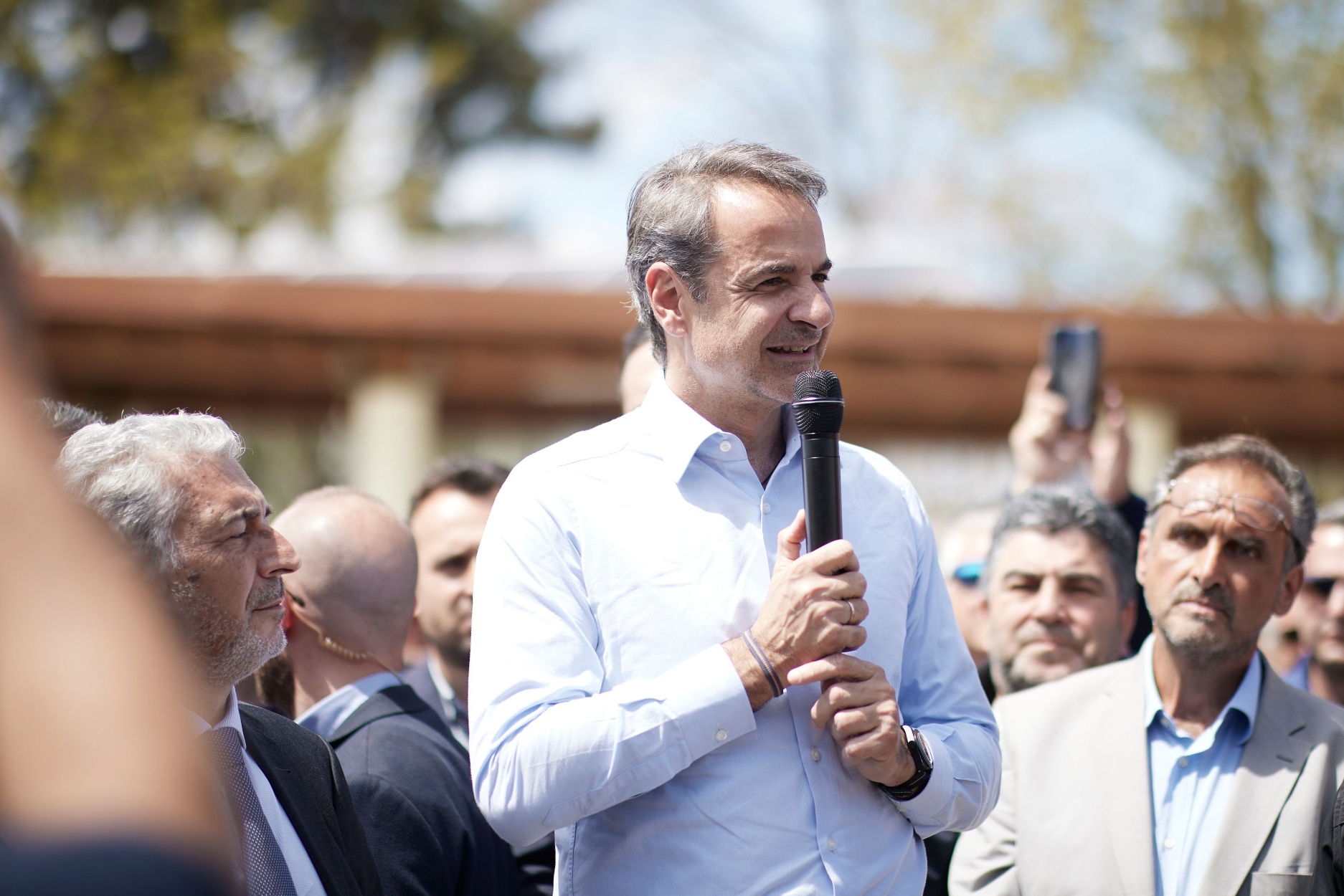 Την κατάργηση του τέλους επιτηδεύματος μέσα στην επόμενη τετραετία υποσχέθηκε ο Μητσοτάκης
