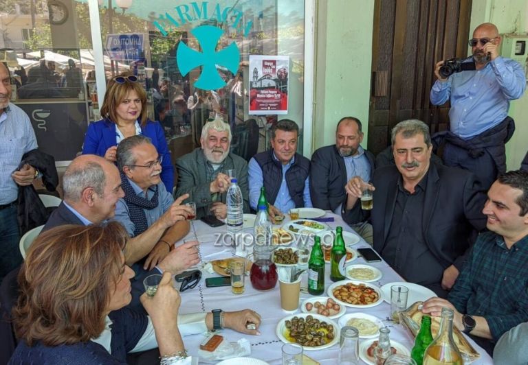 Ντόρα Μπακογιάννη και Πολάκης στο ίδιο πασχαλινό τραπέζι πριν τις εκλογές [pics]