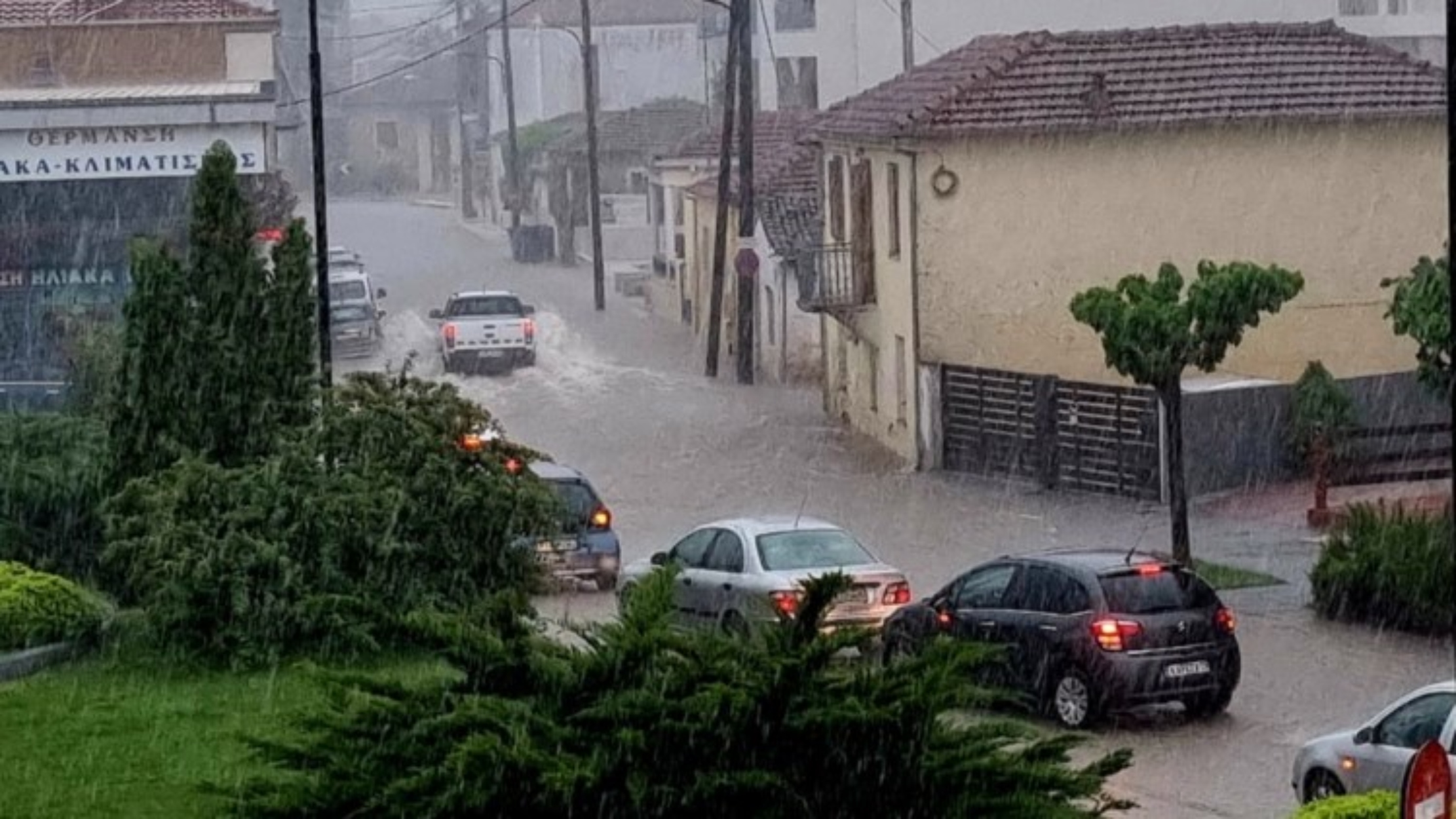 Άμεση καταγραφή ζημιών από τη νεροποντή, διενεργεί ο Δήμος Τρικκαίων