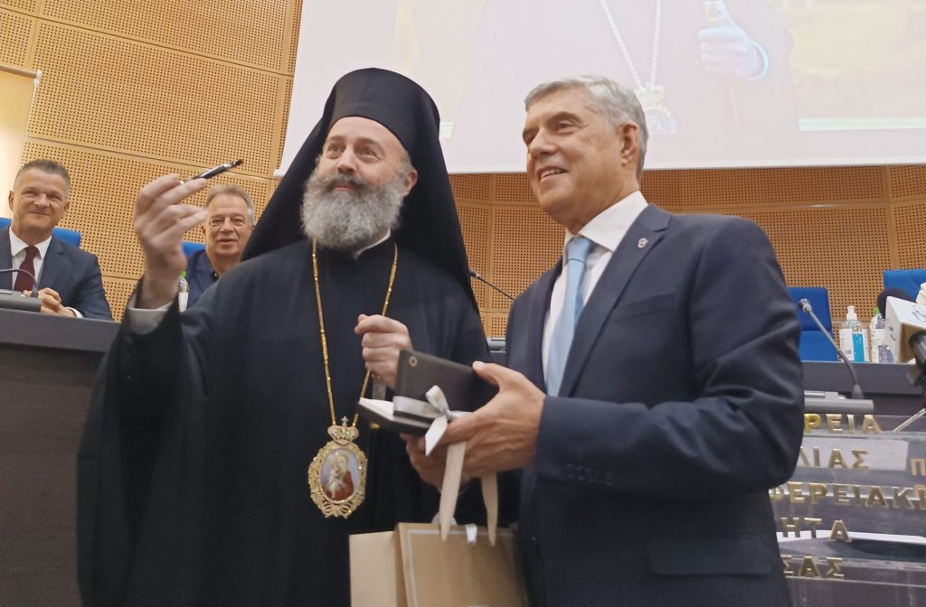 Ο Αγοραστός υποδέχτηκε με τιμές τον Αρχιεπίσκοπο Αυστραλίας Μακάριο