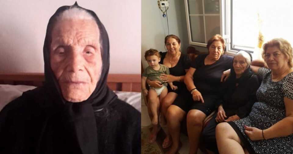 Γιαγιά 107 ετών από την Κάλυμνο Έχει 140 εγγόνια, δισέγγονα, και τρισέγγονα και φροντίζει ηλικιωμένους