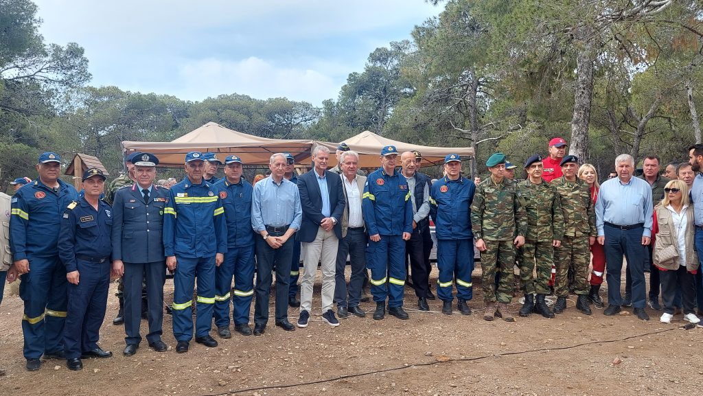 ΠΕ Αν. Αττικής: Άσκηση μεγάλης δασικής πυρκαγιάς «ΔΙΑ ΠΥΡΟΣ 2023»