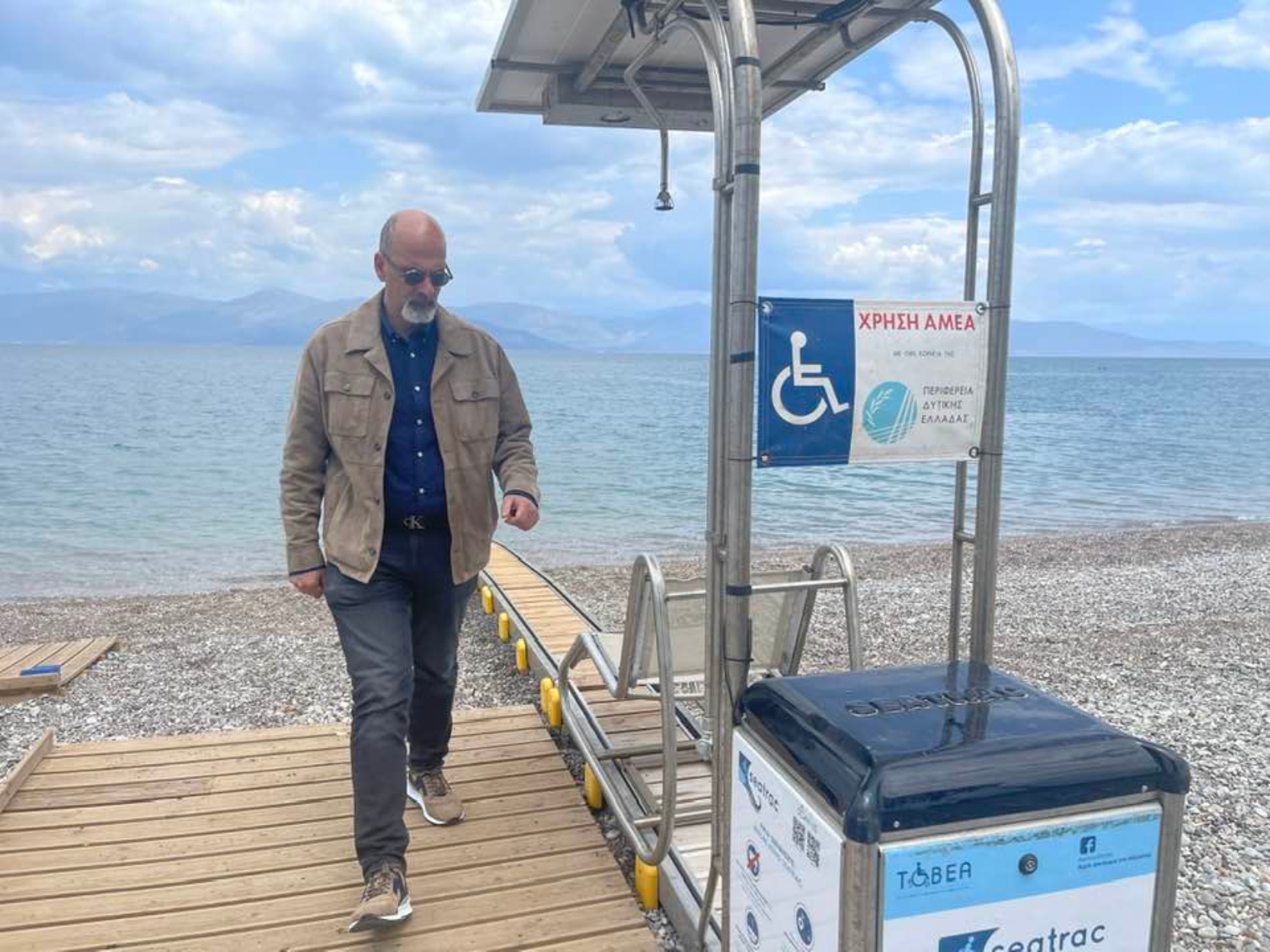 Ξεκίνησε η τοποθέτηση 7 νέων seatracks στην Π.Ε. Αχαΐας