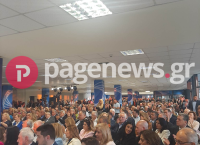 Λαοθάλασσα για τον Νίκο Παπαθανάση στην κεντρική προεκλογική του ομιλία [pics]