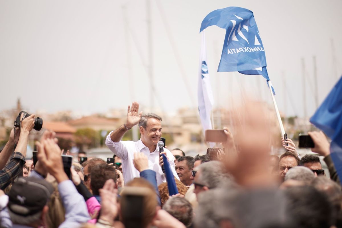 Μητσοτάκης από Λαύριο: Το τελικό σπριντ θα το κάνουμε αυτή την εβδομάδα