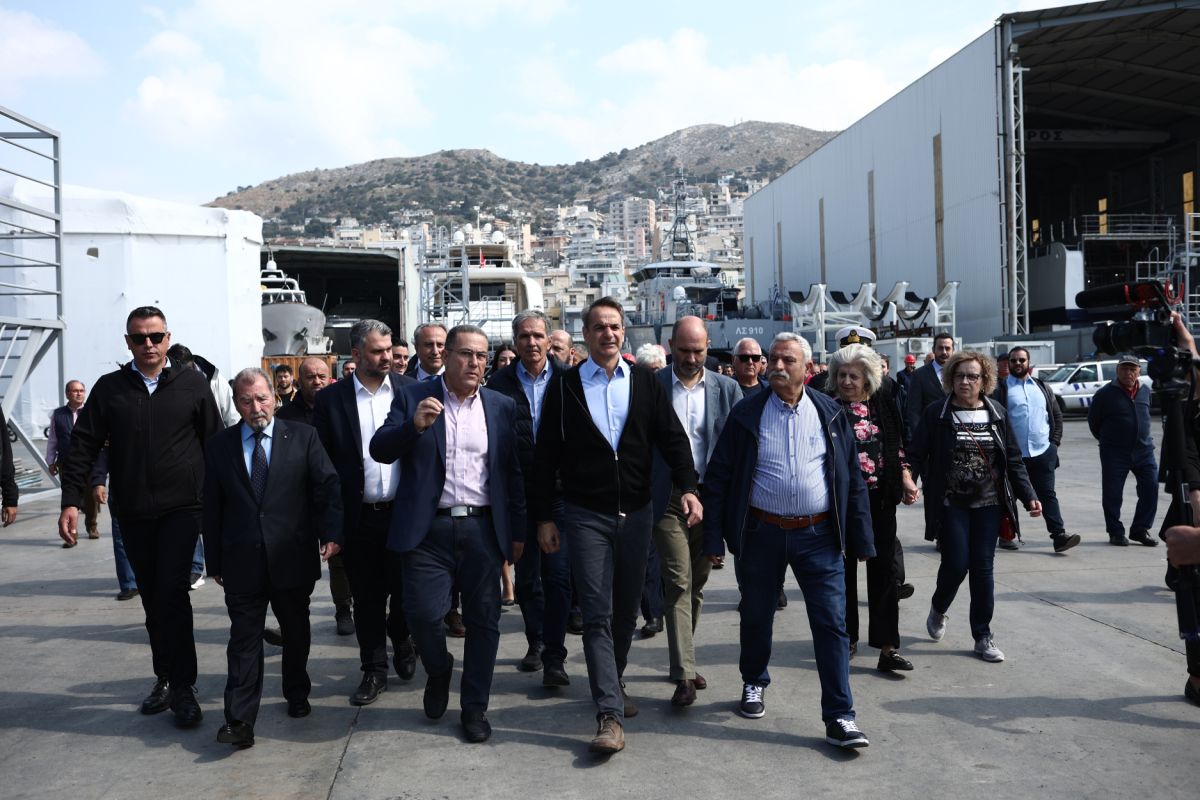 Μητσοτάκης: Tα ναυπηγεία του Περάματος έχουν αποκτήσει παγκόσμια φήμη