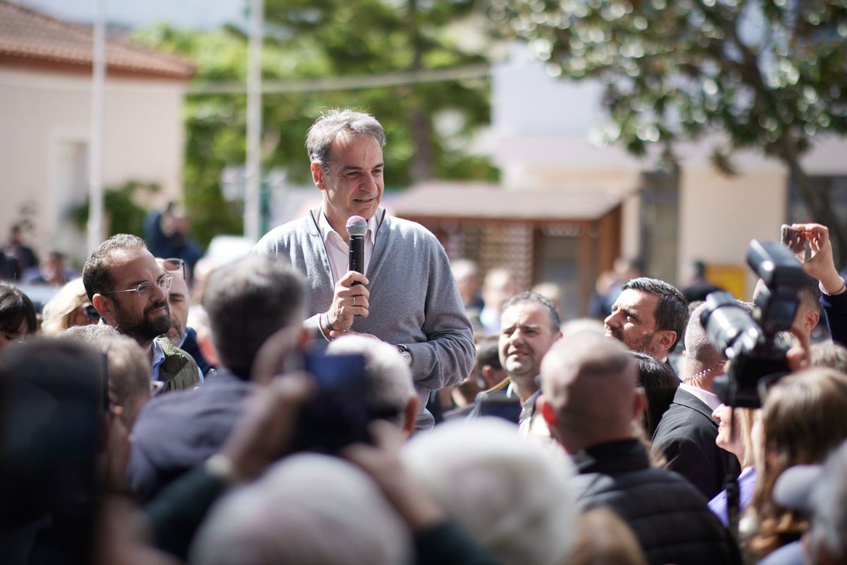 Μητσοτάκης από Ηλεία: Εμείς μιλάμε για μέλλον και άλλοι τσακώνονται για την Ελλάδα του 1981