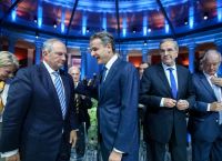 Ζάππειο: Οι Μητσοτάκης, Καραμανλής και Σαμαράς στέλνουν μηνύματα ευρωπαϊσμού και ενότητας