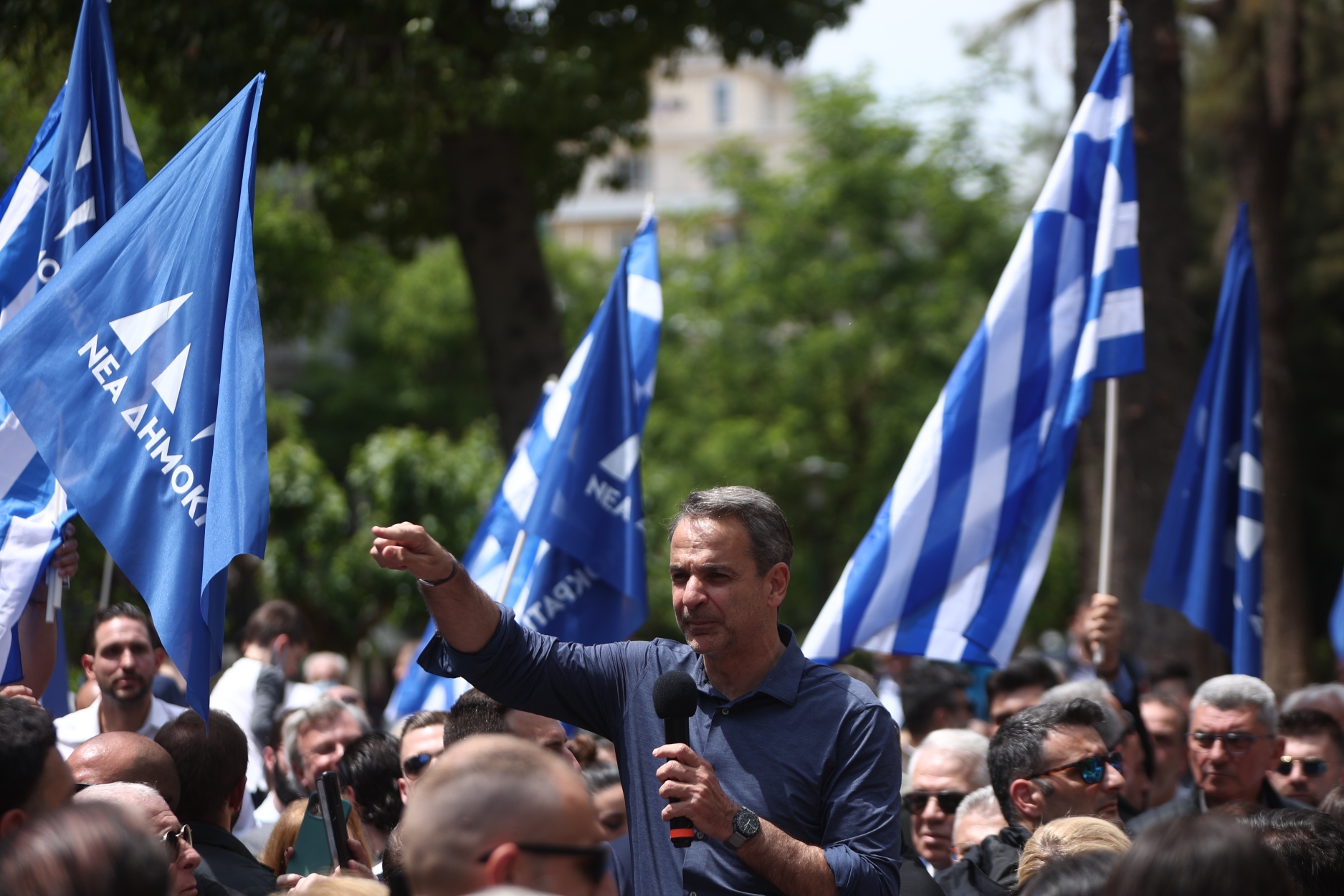Μητσοτάκης στην Κυψέλη: Οι αντίπαλοι ομολογούν ότι μας βλέπουν για αυτοδυναμία από την πρώτη Κυριακή