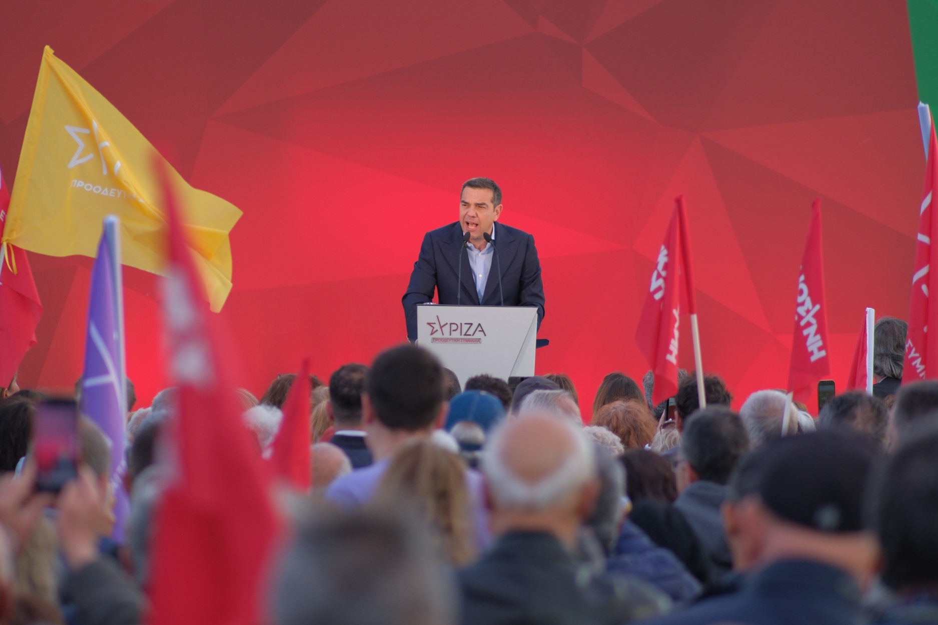 Μήνυμα Τσίπρα από το Αγρίνιο: «Την άλλη Κυριακή φεύγετε από το Μαξίμου»