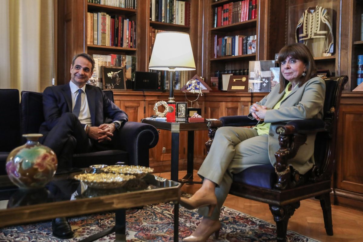 Μητσοτάκης στο προεδρικό: Δεν υπάρχουν προϋποθέσεις για κυβέρνηση