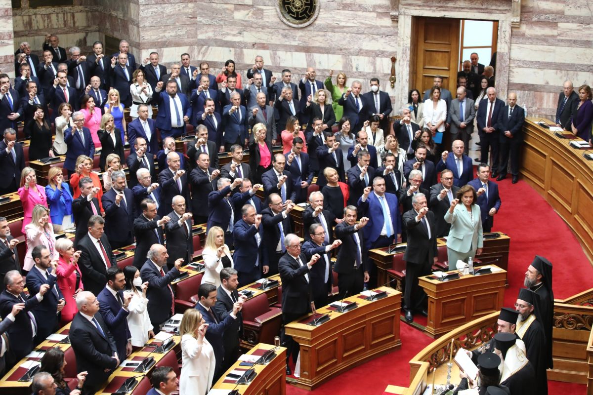 Ορκωμοσία της νέας Βουλης: Δείτε live