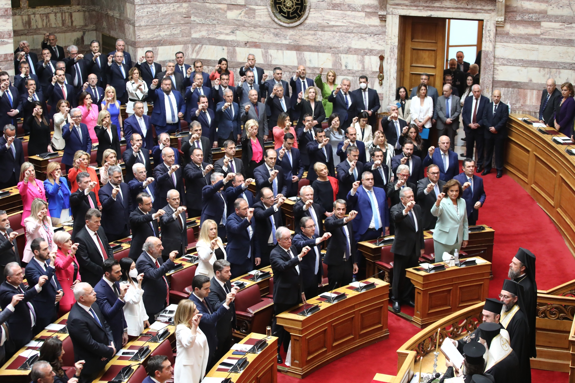 Ορκωμοσία της νέας Βουλης: Δείτε live