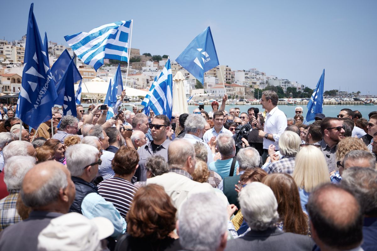 Μητσοτάκης από Ιεράπετρα: Η ΝΔ διεκδικεί την ευθύνη να κυβερνήσει τη χώρα