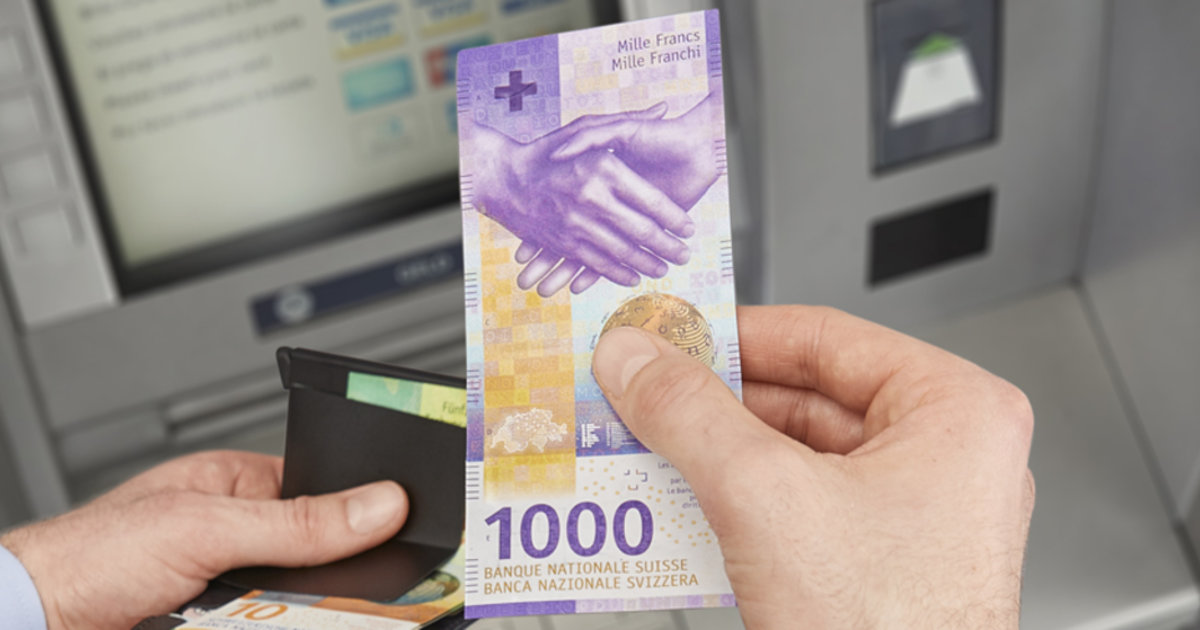 Ελβετία: Ανάρπαστα γίνονται τα χαρτονομίσματα των 1.000 φράγκων