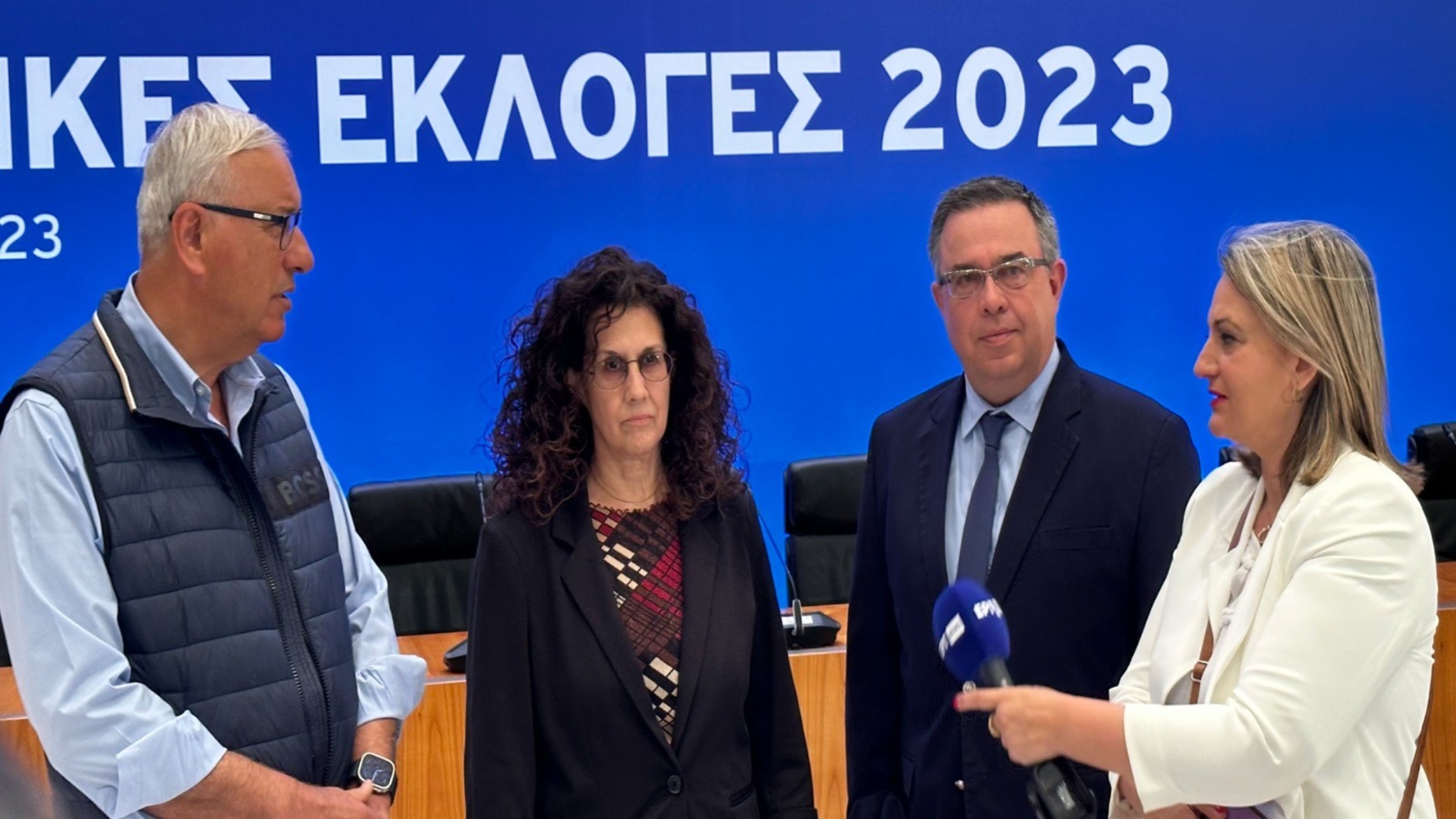 Το Κέντρο Τύπου στο Ζάππειο Μέγαρο επισκέφθηκε η υπηρεσιακή Υπουργός Εσωτερικών κ. Καλλιόπη Σπανο