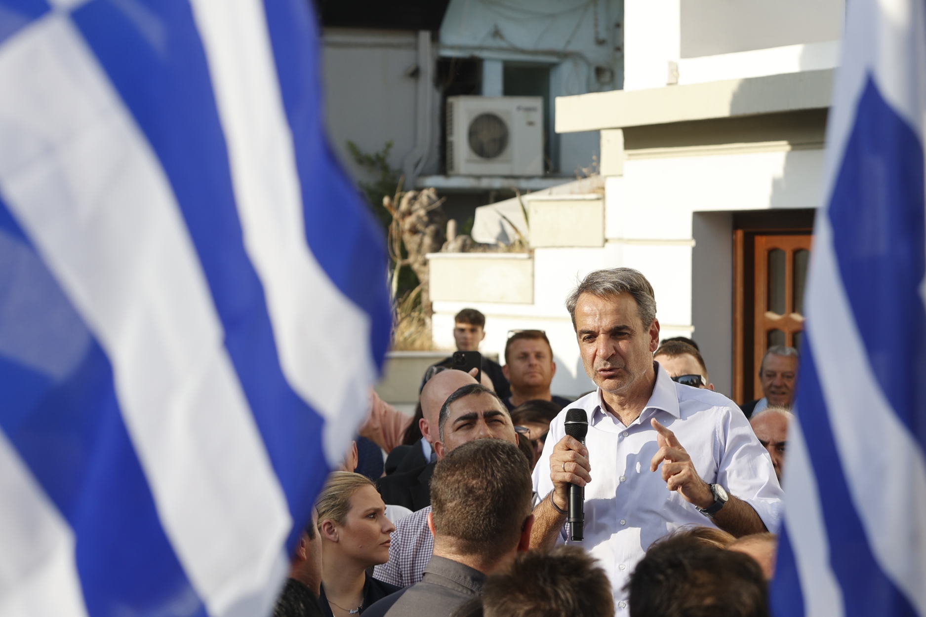 Μητσοτάκης από Ασπρόπυργο: Η ΝΔ δεν άφησε κανέναν απροστάτευτο