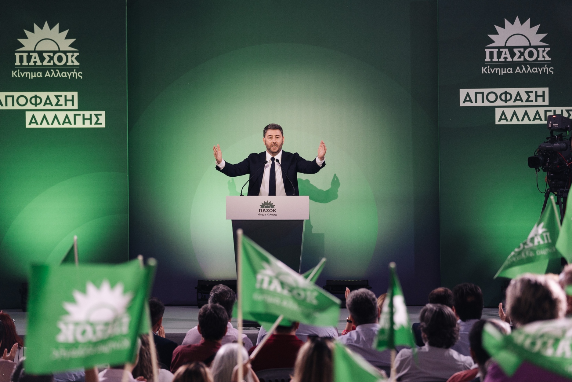 Ανδρουλάκης από την Τρίπολη: «Μην υποκύψετε σε ψευτοδιλήμματα και ψευτοεκβιασμούς»