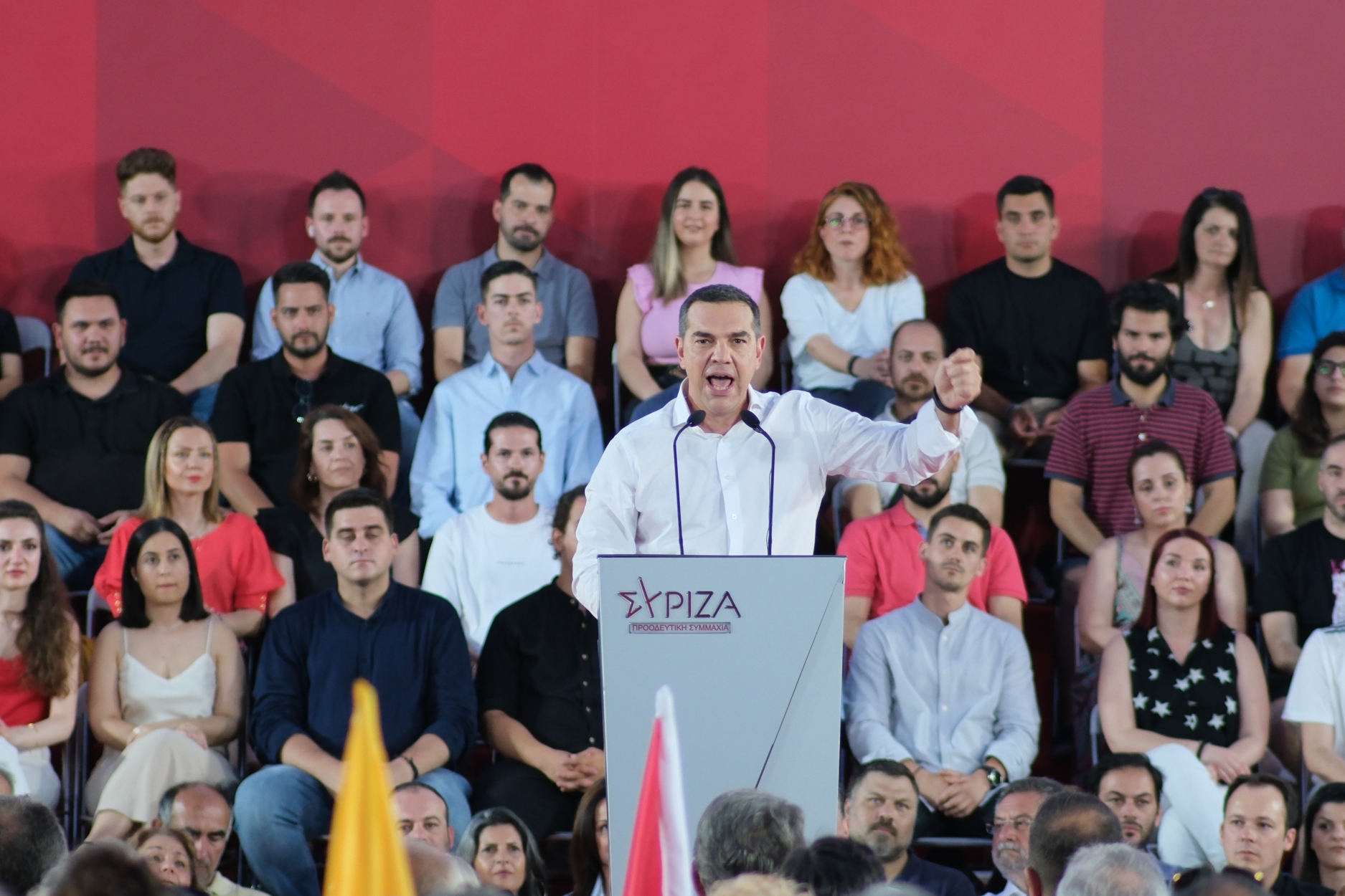Τσίπρας: Δεν έφυγα ποτέ από τη μάχη και ούτε θα φύγω και αύριο