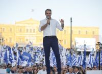 Ομιλία Μητσοτάκη στο Σύνταγμα live: «Σύμμαχος ο ενθουσιασμός, αντίπαλος ο εφησυχασμός»